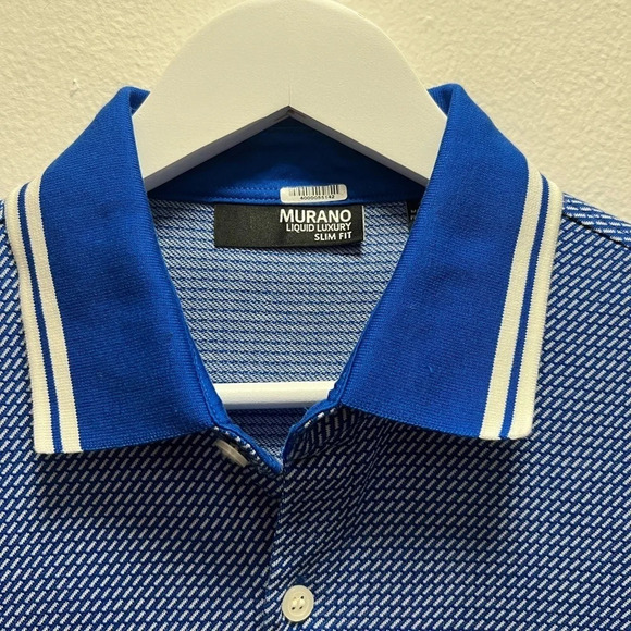 NWOT Murano Emerald Beach Collection Jacquard Shirt - Picture 4 of 7